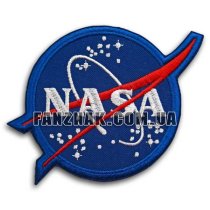 Нашивка NASA круглая со звездами