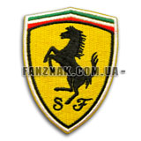 Нашивка Ferrari эмблема на щите зашитая