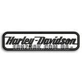 Нашивка Harley-Davidson надпись черная
