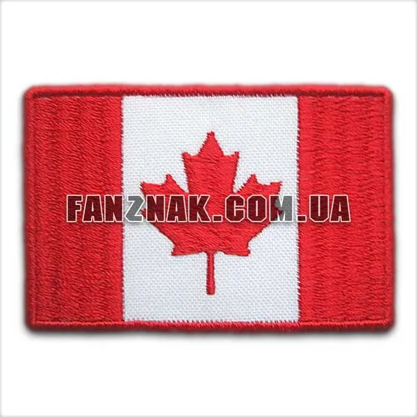 Нашивка Шеврон Патч Нашивка Канада флаг - Canada на Fanznak Embroidery