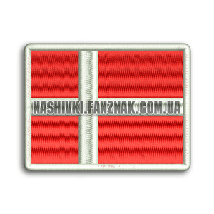 Нашивка Дания флаг
