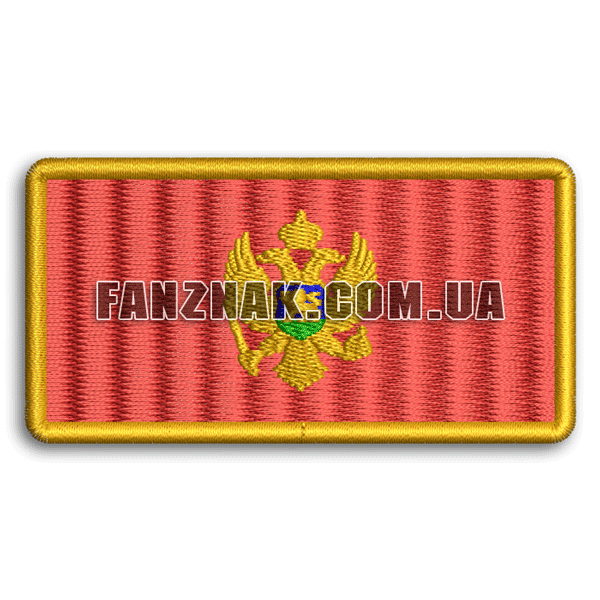 Нашивка Черногория флаг