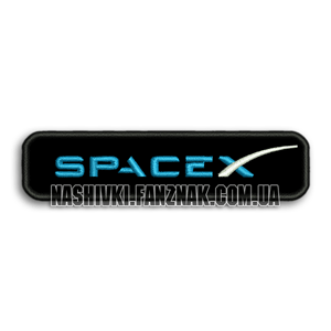 Нашивка SPACEX надпись